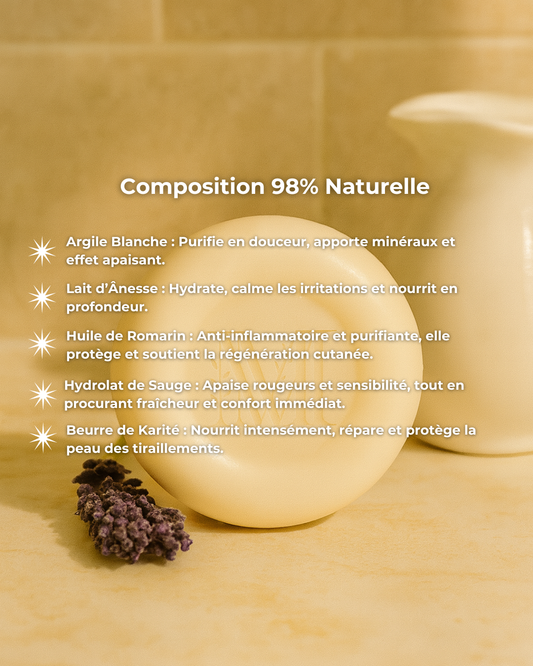 Nettoyant solide peau sensible