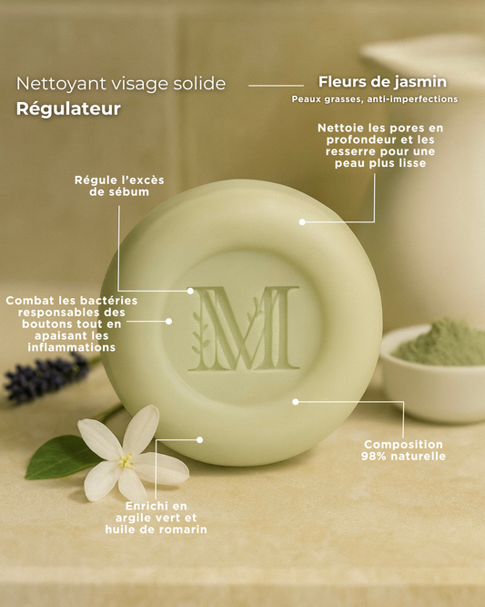 Nettoyant visage Jasmin peau grasse